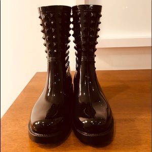 Valentino Garavani Style Ladies Studded Rain Boot